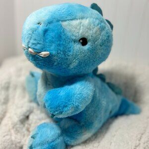 FAO Schwarz Plush Blue T-Rex Dinosaur -  12" Super Soft Dino Stuffed Animal